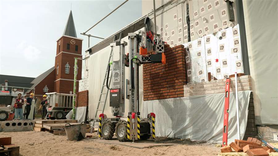 Dutch bricklaying robotics company Monumental